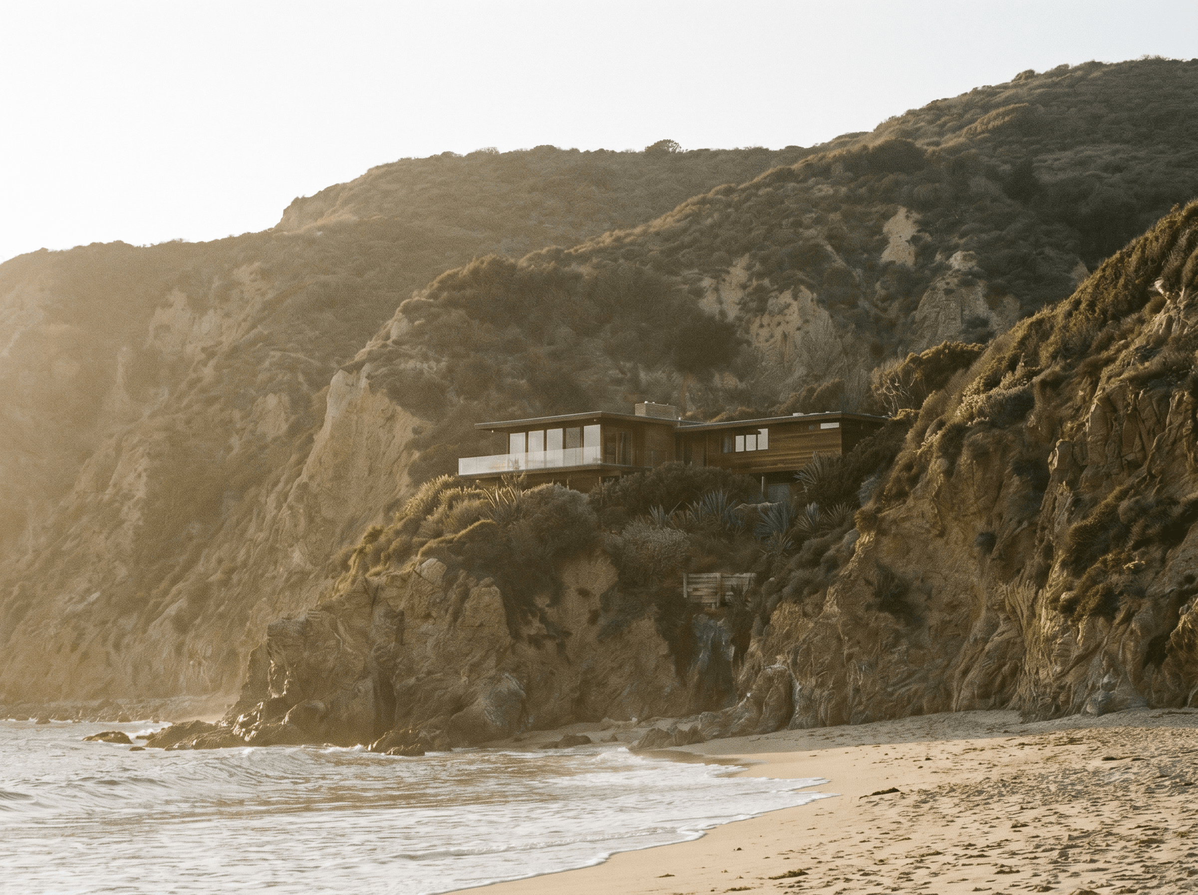 A quiet room looking toward the Malibu coast